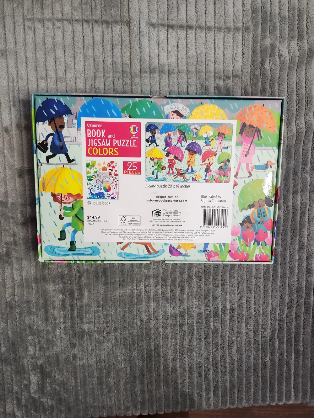 Usborne jigsaw puzzle colors 25 pieces